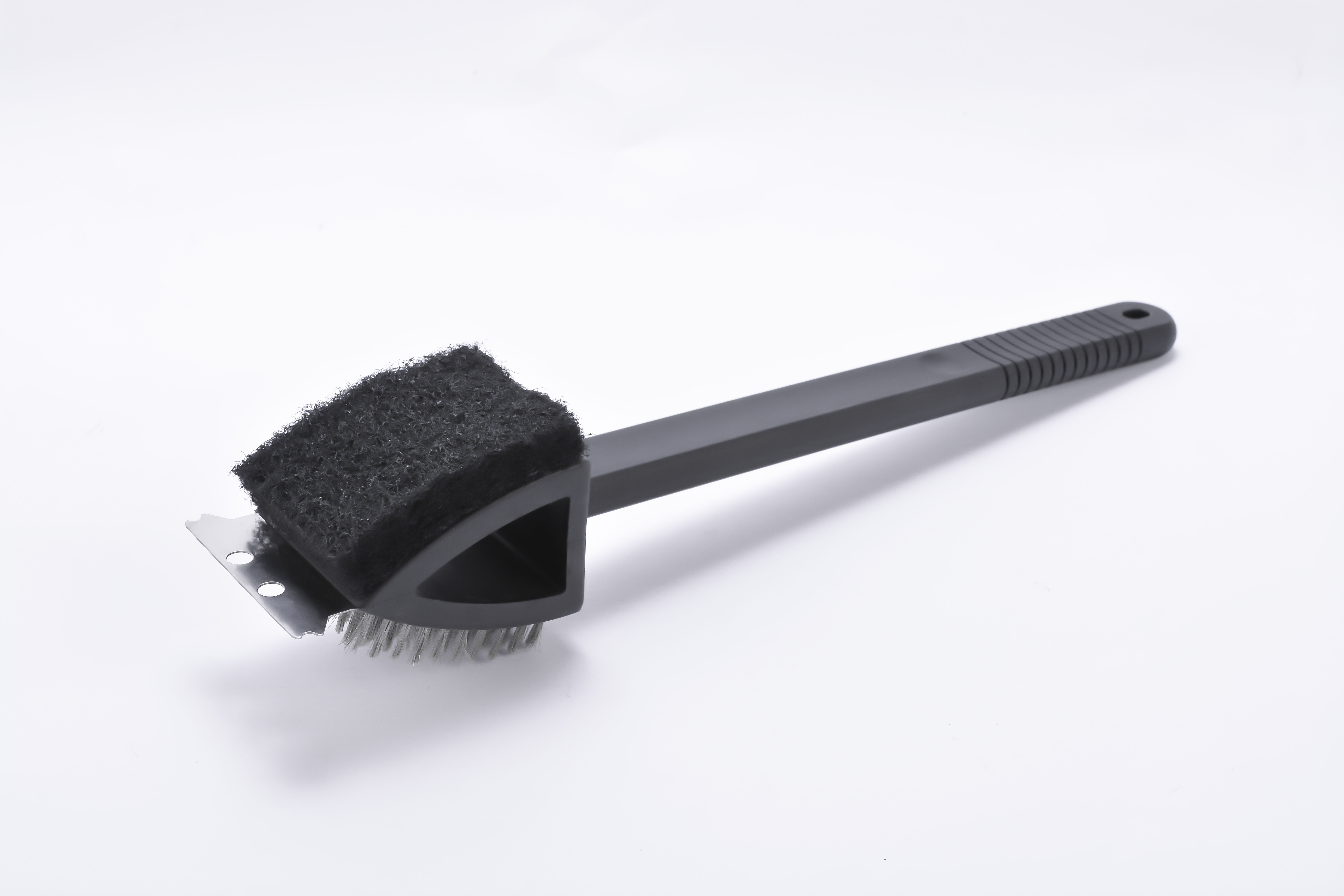 3 IN 1 BBQ GRILL BRUSH LONG